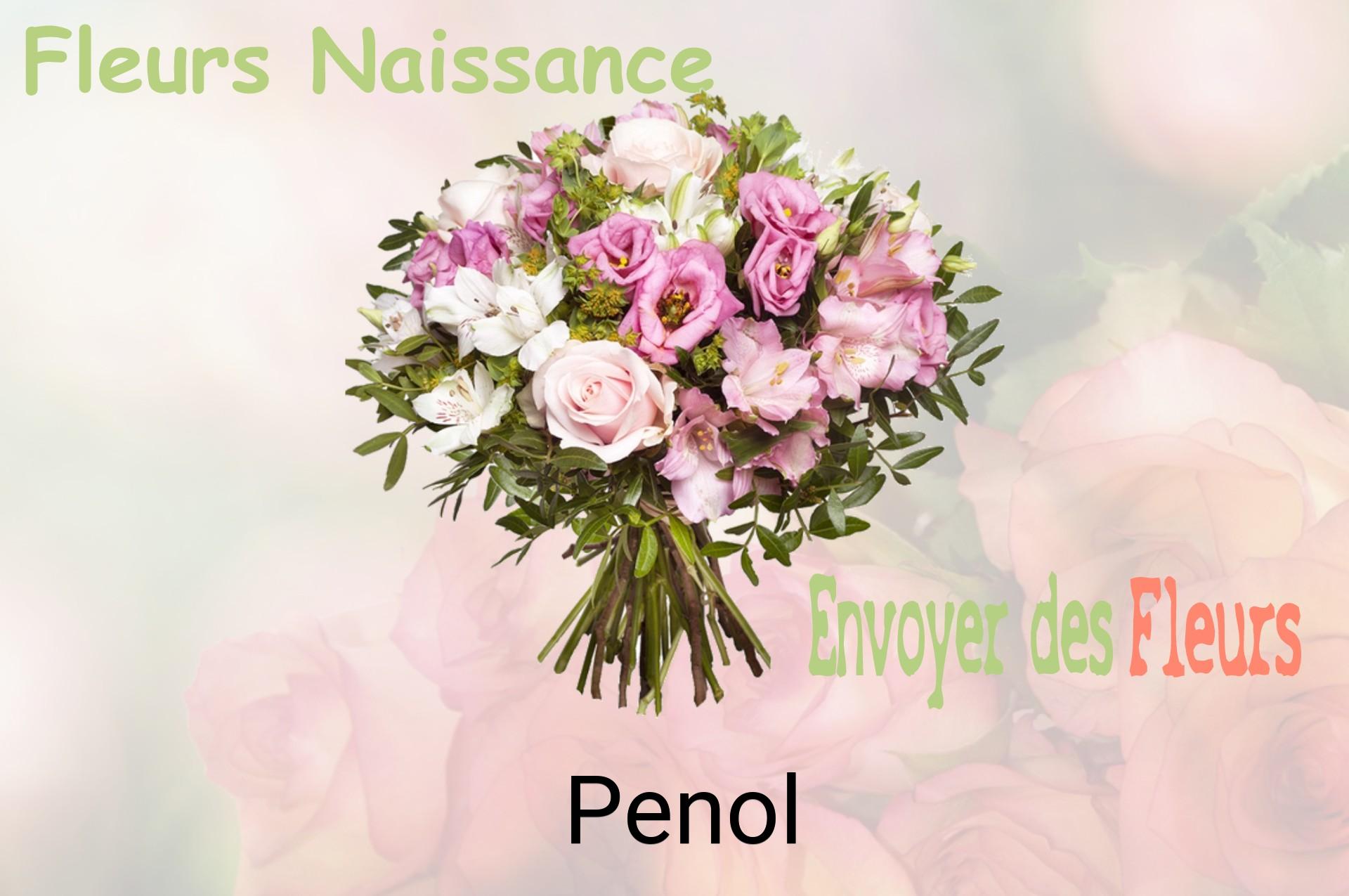 Bouquet de fleurs de naissance livré à Penol